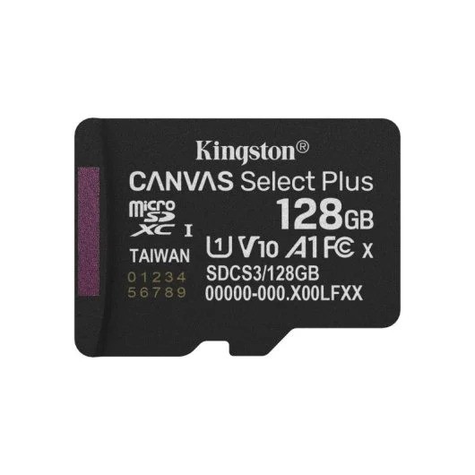 MEMORIA MICRO SD 128GB KINGSTON XC C10 150MB/S + ADAPTADOR SD